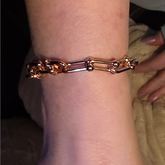 14k Rose Gold La Catena Bracelet by Spark’l- size 2 (6.75”) - Picture 7 of 8